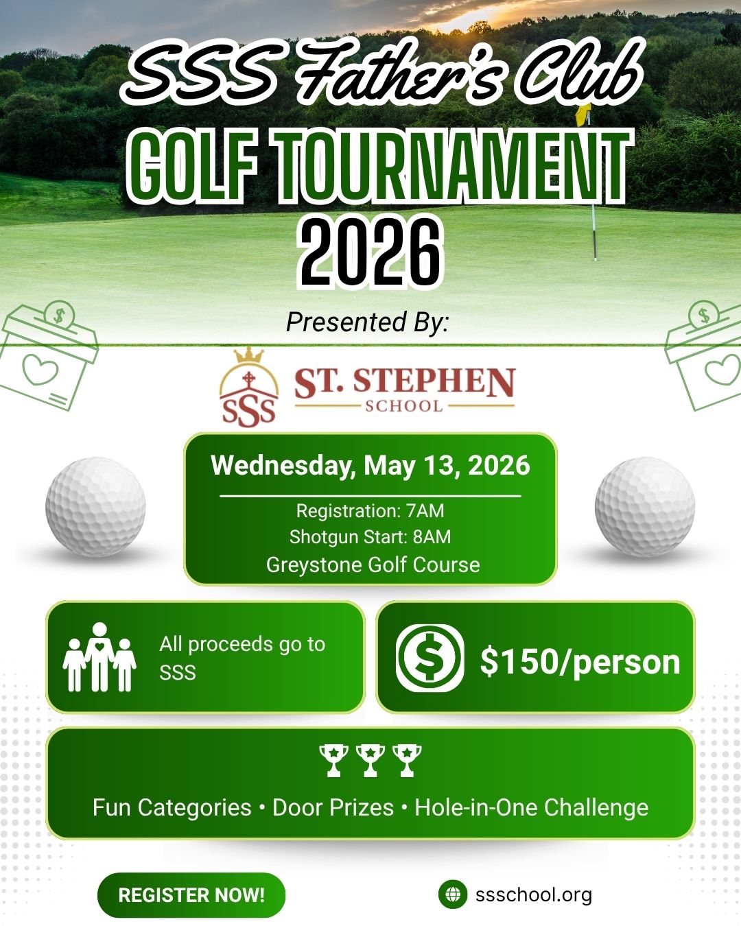 Fathers Club Tournament Golfers